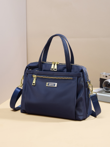 Fashionable Oxford Cloth Crossbody Bag Womens Single Shoulder Canvas Handbag Large Capacity Moms Bag Casual Style Handbag