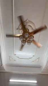 Quạt trần động cơ ĐC tiết kiệm điệncánh thép sơn tĩnh điện rât sang trọng và êm có điều khiển từ xa và hẹn giờ