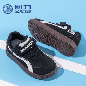 Waterproof Skins Sport Shoes for Boys And Girls Anti-Slip Training Shoes Low Top Synthetic Leather Spring Autumn Children Footwear