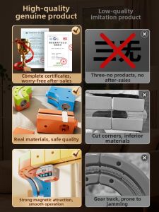 BABYSHOME | Bộ Xây Dựng Thông Minh Dùng Nam Châm DIY