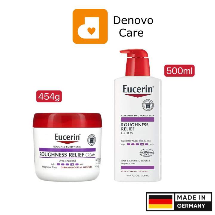 Eucerin Roughness Relief Lotion Cream 500ml For Extremely Dry Skin