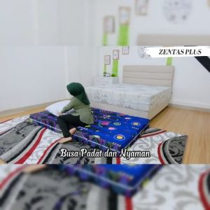 Kasur Busa Lipat Zentas Plus Density 20 Garansi Resmi 15 Tahun Busa Berkualitas Anti Kempes - Lazada