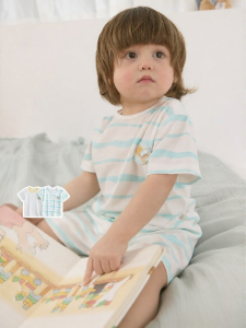 MOLO BALO | Pure Cotton Short Sleeve T-shirt for Baby 2 Pieces