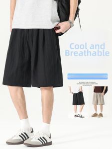 Breathable Comfort Mens Short Pants Knee Length