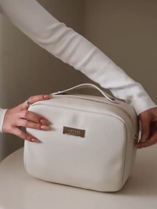 Advanced Double Layer Cosmetic Bag Large Capacity Portable Toiletry Organizer Dustproof Cosmetic Bag handheld Wash Bag