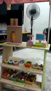 Wooden Toy Fruit Vegetable Stall Shop Perfect Birthday Gift Toys for boys kids Children toys