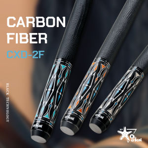 หัวคิวโต๊ะพูลคาร์บอนไฟเบอร์ CRICAL FENGLUAN หัวคิวโต๊ะพูลขนาด12.5มม. 1/2นิ้ว Stik Bliard ไฟเบอร์คาร์บอนเรเดียลขนาด3/8*8นิ้ว