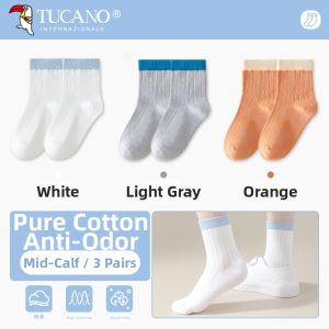 TUCANO | Sweat Absorbing Odor Resistant Cotton Kids Socks Suitable For Warmer Seasons