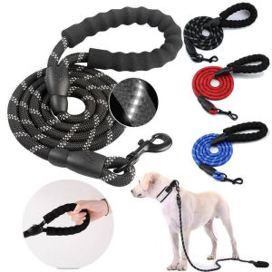 In Stock Dog leash with padded handle and highly reflective light Dog leash for small to medium dogs