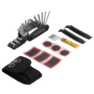 Bộ Dụng Cụ Sửa Chữa Đa Năng 16 Trong 1 Dành Cho Xe Máy Điện & Xe Đạp - Bao Gồm Dụng Cụ Tháo Lốp Miếng Vá Lốp Bộ Dụng Cụ Bảo Dưỡng Xe Đạp
