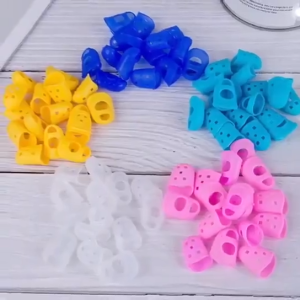 12Pcs Elastic Silicone Guitar Finger Guards Fingertip Protectors for Guitar Ukulele Beginner Random Color 3 Sizes