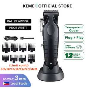 Kemei KM-2296 Hair Clipper Rechargeable Razor For Men Haircut Original Hair Trimmer Professional Oil Head Carving