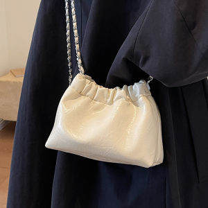 This Years Popular Bag Female 2024 New Arrival Fashion Fancy Shoulder Bag Super Hot All-Matching Chain Cross Body Bucket Bag