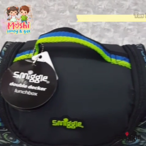 Lunch Bag Double Decker Virtual Game / Tas Makan Selempang Virtual Game / Tas Bekal Anak Dino Anak Laki-Laki Boy/ Lunch Box Dino Game - Lunch Bag Virtual Hijau