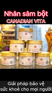 [150gr] Bột Nhân sâm Canada 5 năm tuổi cao cấp Vitaginseng tăng cường sức khoẻ chống ung thư lão hoá (Tây dương sâmsâm Bắc Mỹsâm Hoa Kỳ)
