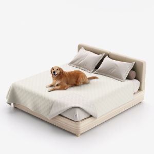 Pet Waterproof Hairless Bed Sheet Anti-Stick Dog Hair Cat Hair Duvet Cover Machine Washable Urine Proof Sofa Pad All Seasons