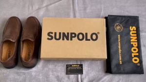 Giày lười nam da bò SUNPOLO CS5150