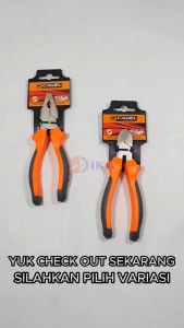 TANG KOMBINASI 6 - 7 - 8 INCH / PLIERS GAGANG KARET KUALITAS BAGUS MURAH EKONOMIS / ALAT TUKANG