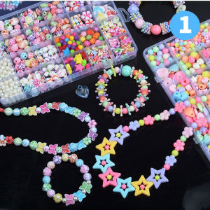 Educational DIY Toy for Girls Birthday Gift Bead Assembly Puzzle Blocks Creative Thinking Skills Childrens Plaything