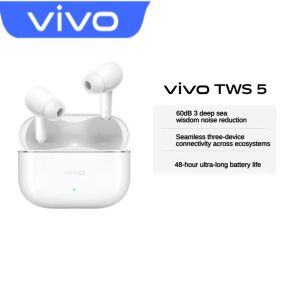 vivo | vivo TWS 5 In-Ear Active Noise Cancelling Headphones Bluetooth 5.4 4-Mic ANC IP54 Water Resistance Ceramic Tungsten Diaphrag