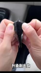 PHM เทปตีนตุ๊กแกมีกาวในตัว แบบ ขน+หนาม และ มีกาวด้านนอก ติดผ้าม่าน ติดหน้าต่าง 10Pcs/แพ็ค Nylon Buckle