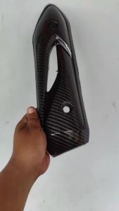 Black carbon Tutup tameng knalpot beat karbu