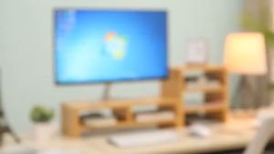 Computer monitor height increasing stand office desktop storage box shelf desktop screen height increasing pad bracket