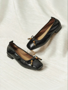 Reddragonfly | Comfortable Square Toe Thick Heel Womens Single Shoes