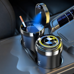 Car Multi-Function Ashtray with Lid and Light