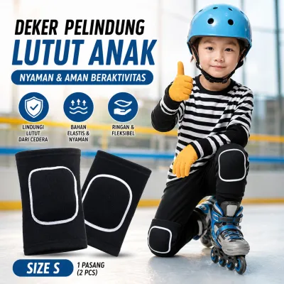 WEISHUN Children Knee Pad Breathable Knee Protector Size S 1 Pair N-P14