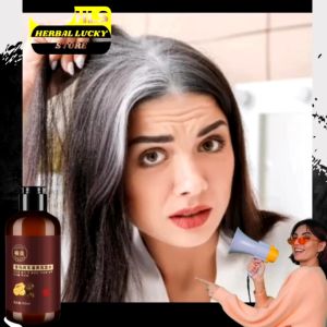 Shampoo Uban Penghilang Uban 300ml Penghitam Rambut Permanen Ginseng Black Cultusia