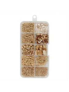 900pcs 5 Colors Jewelry Making Starter Kit Earrings Necklace Findings DIY Beads Plier Tools Set Jewelry Repair Tool Set Jewelry