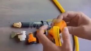 High Pressure Washer Hose Nozzle Gun Set With Garden Hose 5m - 40m & 3 Hose Connector For Car Washing