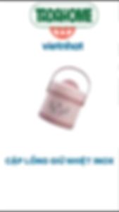 Cặp Lồng Inox Giữ Nhiệt Việt Nhật 6465/6466 Cà Men Đựng Cơm Cháo Có Quai Xách Chống Tràn - TADAHOME