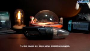 SCUDOS Vacuum Cleaner 120W Penyedot Debu Mobil Kuat Wet And Dry Cordless Vacuum Cleaner Penghisap Debu USB Rechargeable 5 dalam 1 tip
