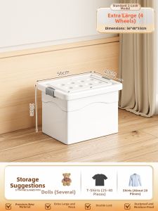 XINGYOU | Large Capacity Storage Box With Lid
