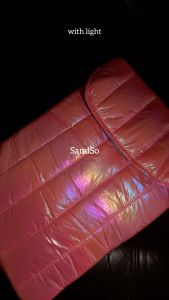 SandSo Premium Pillow Bag Anti Air Bentur Tas Puffy Shiny Laptop Sleeve Pelindung Sarung Case Empuk