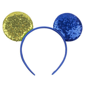 เด็กชาย Disney Mouse Ears Headbands Mickey Mouse Hairband ไม่มีโบว์ปาร์ตี้เทศกาลคอสเพลย์คริสต์มาสวันเกิดอุปกรณ์เสริมผม