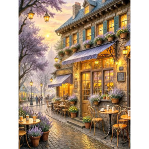 Jigsaw Puzzle for Adults 500/1000/1200/2000PCS Street Floral Cityscape Artwork Mindful Game Stress Relief Decor Gift