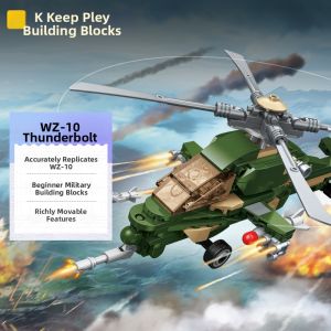 JINGGUAN | Intelligence Building Military Model  Fighter Aircraft Building Block Toy