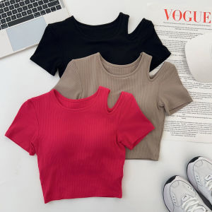 Womens Yoga Sports T-shirt Short Sleeve Tight Fit Breathable Quick Dry Moisture Wicking Casual Outdoor Wear Gym Fitness Clothes