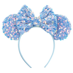 Herocross | HEROCROSS Mickey Mouse Ear Headband for Adults Colorful Scales Sequin Bow Hairband Women Hair Accessories Kids Girls Party Gifts