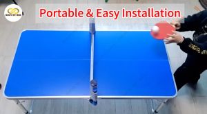 Folding Aluminium Outdoor Table Tennis Table Ping Pong Table Ping Pong Net Meja Lipat Ready Stock 折叠桌子 乒乓网