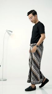 Sarung Batik Cap Bukan Sablon Printing Bahan Rayon Goyor Premium Muslim Santri Pria Wanita Dewasa