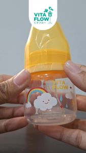 Vitaflow Paket Mini Sky 2 Botol Susu Multifungsi PP 60 ml Free 1 Dot Size M