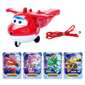 Búi Khí Cho Trẻ Em 3 Trong 1 Superhero Có Thẻ Trò Chơi Đổi Hình Máy Bay Trượt Máy Bay Robot Đồ Chơi Trẻ Em Búi Khí Chơi Nhạc