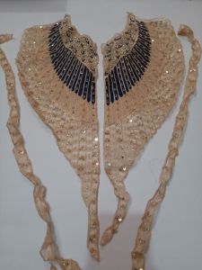 Bordir payet kaftan gamis mewah