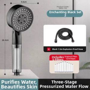 TAOSHI | Filtering & Skin-Care Showerhead Set
