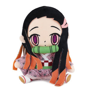 2025NEW Hot Japan Demon Slayer Plush Dolls Lovely Anime Kimetsu NoYaiba Kamado Tanjirou Nezuko Zenitsu Kyoujurou Toys Kids Gifts