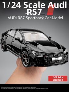 JUANNUO | Simulated Black Warrior Audi RS7 1:24 Car Model